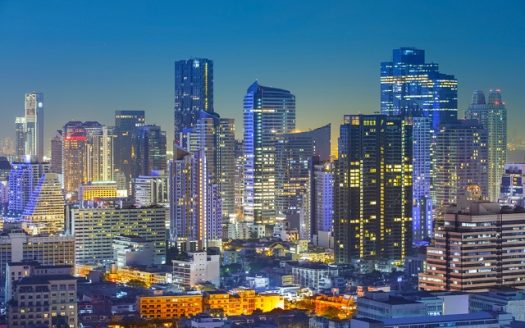 Bangkok Whereabouts Bangkok Thailand view at night