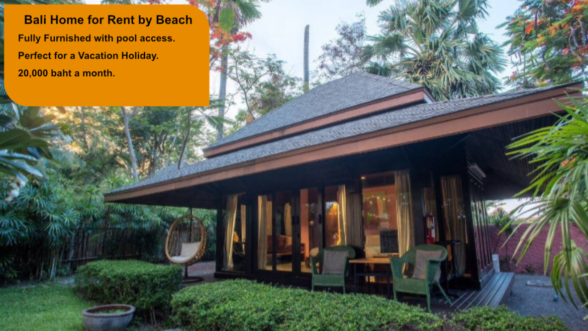 Tropical Beach Villa for Rent